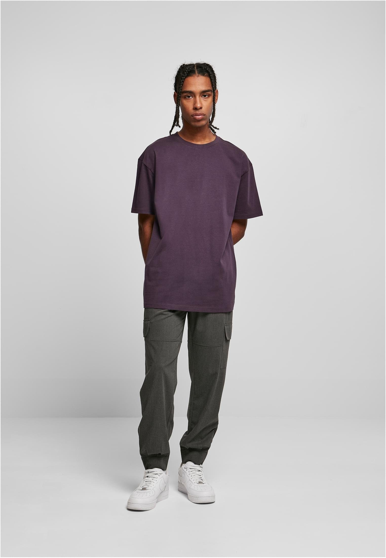 URBAN CLASSICS T-Shirt Herren Heavy (1-tlg) Tee Oversized purplenight