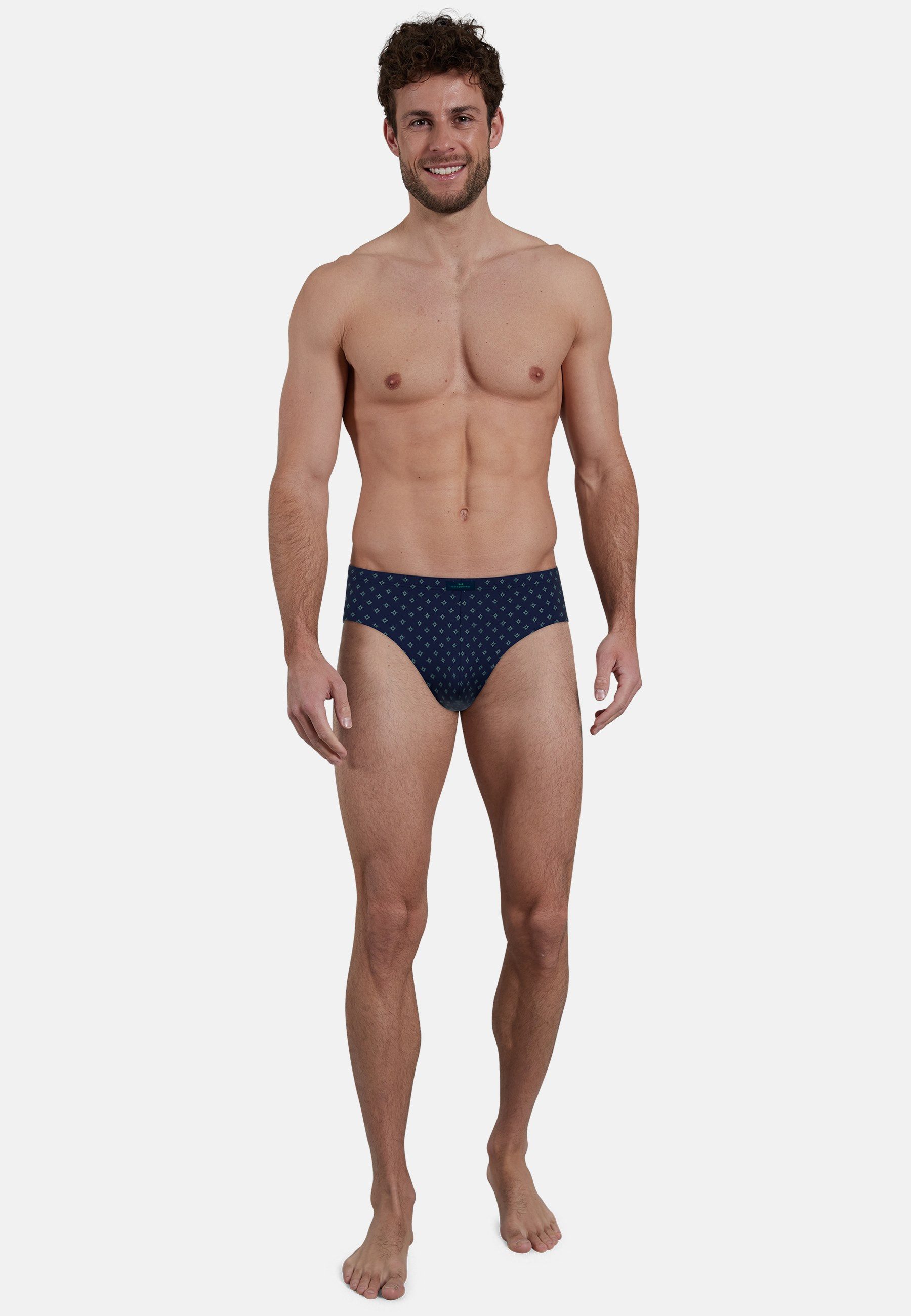 GÖTZBURG Slip Bray (2er Pack) mit Muster, atmungsaktiv, Baumwollmix, weich, elastisch