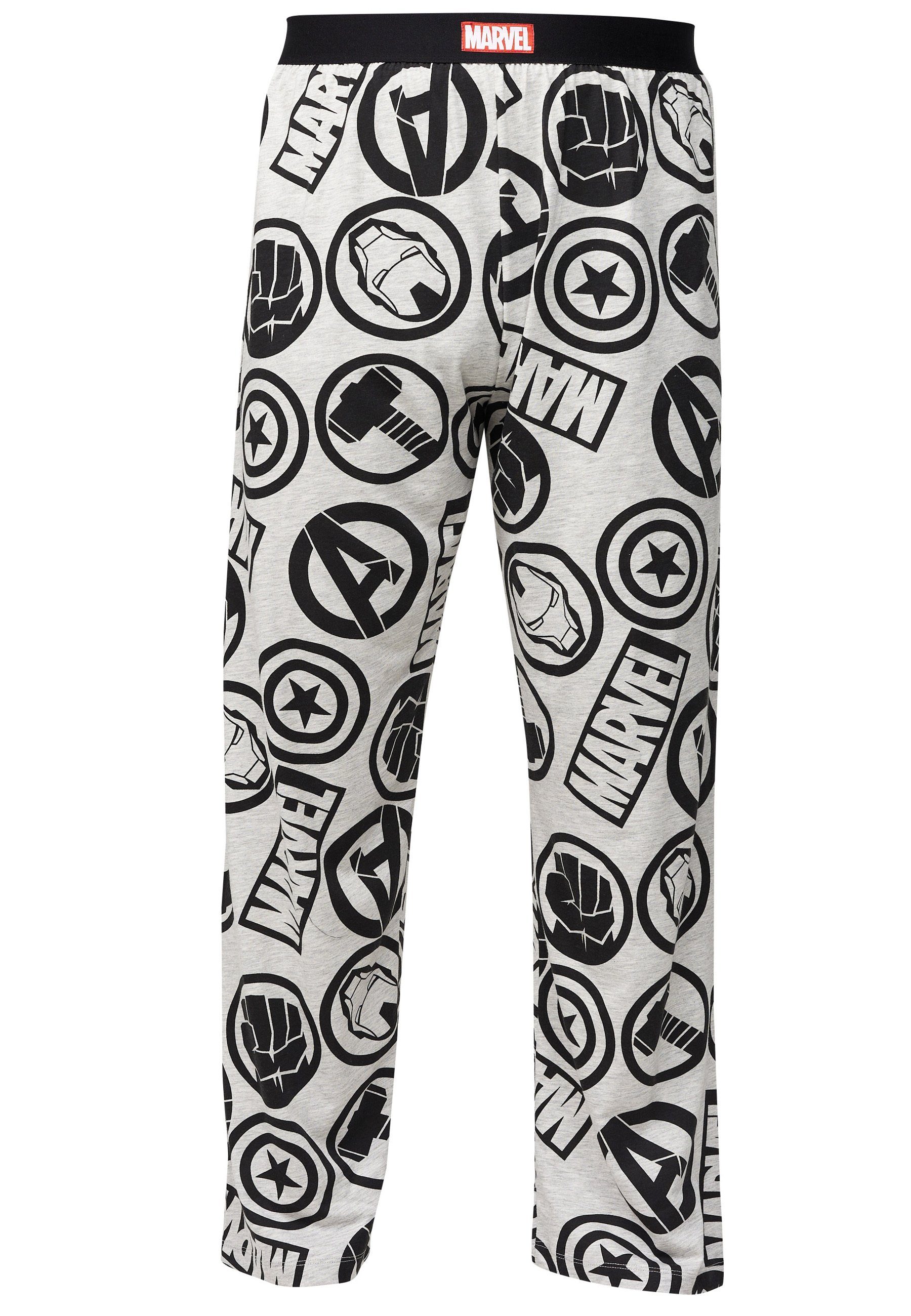 GOTS Logos zertifizierte Bio-Baumwolle Recovered Pyjamahose Marvel