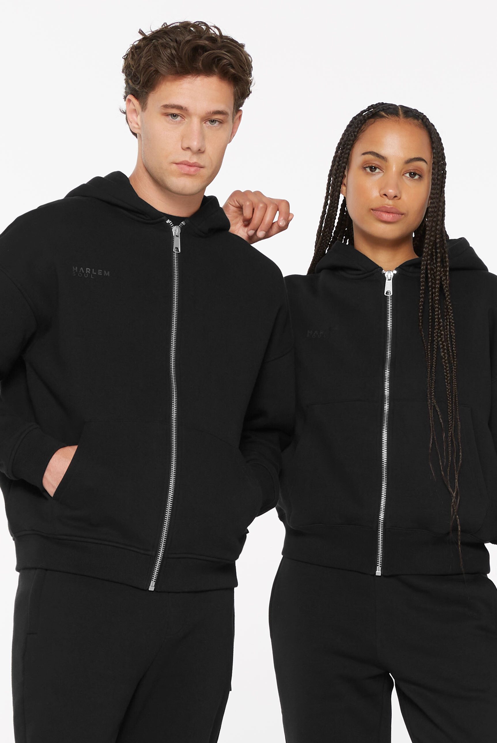 Harlem Soul Kapuzensweatjacke mit weicher Innenseite günstig online kaufen