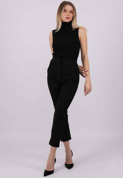 YC Fashion & Style Stoffhose "Sommer Chic: Royalblaue Statement-Cropped-Hose für Damen" Basic, in Unifarbe, im eleganten Look