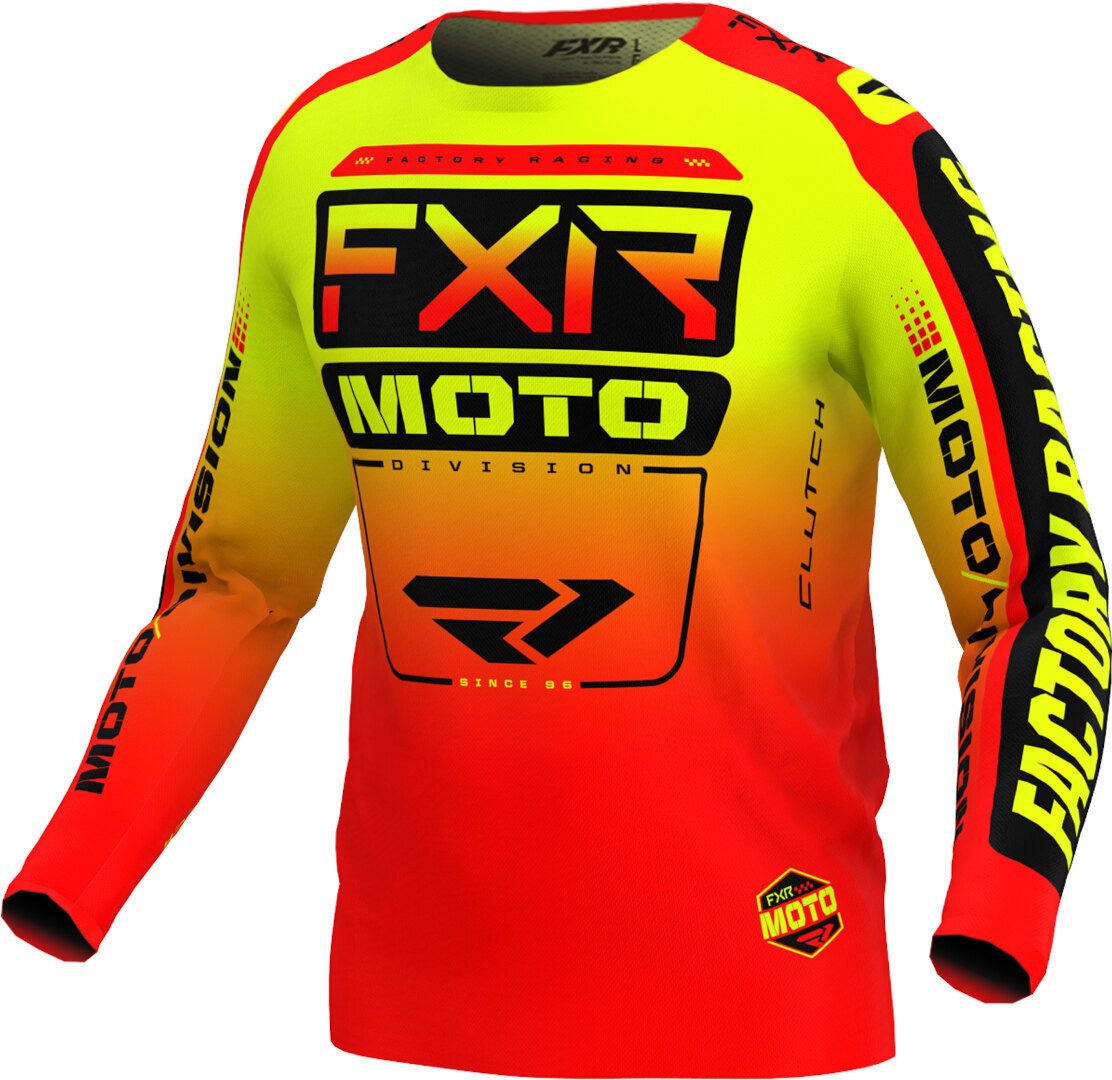 FXR Motorradhandschuhe Clutch 2024 Youth Motocross Jersey