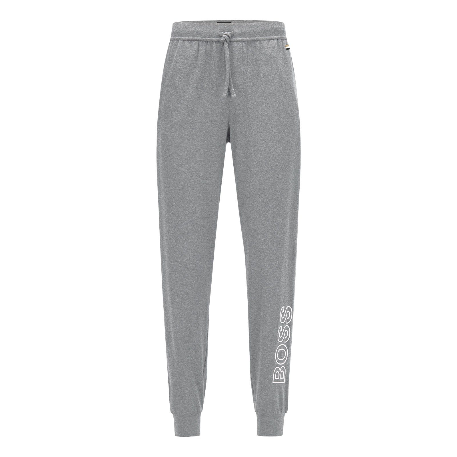 Pants Identity BOSS melange grey Outline-Logo mit 037 Jogginghose