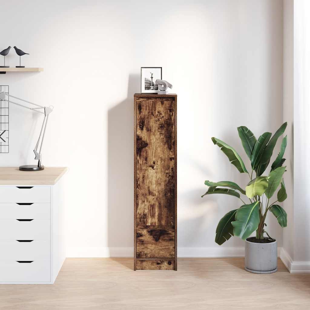 vidaXL Highboard Highboard Räuchereiche 29,5x34x119,5 cm günstig online kaufen