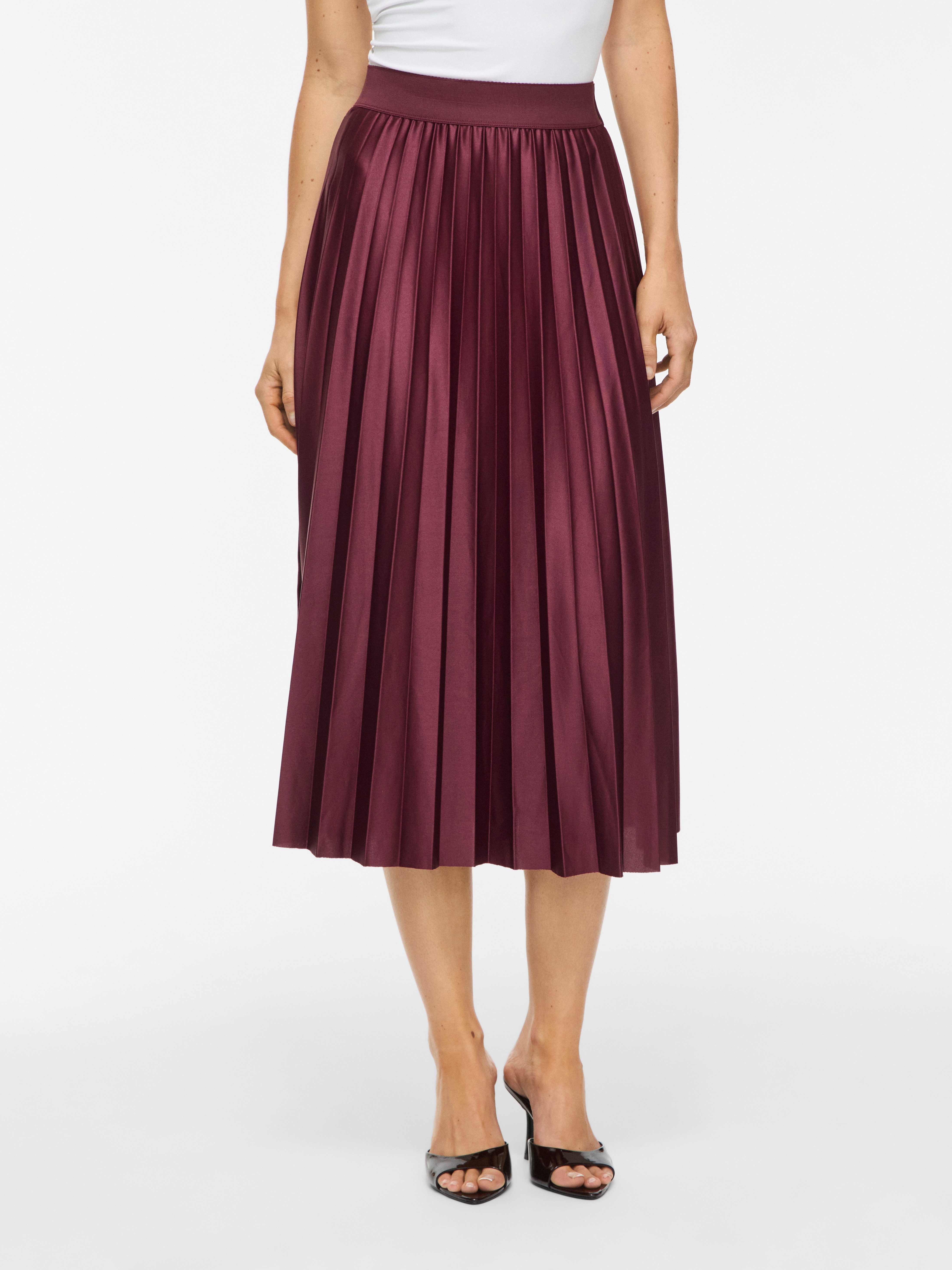 Vila Plisseerock VINITBAN SKIRT - NOOS Materialmix