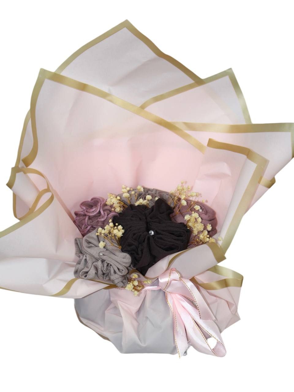 Aymasal Kopftuch Hijab Bouquet Strauss - Lila/Pink Geschenkstrauß persönlic günstig online kaufen