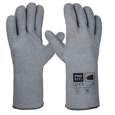 PRO FIT by Fitzner Hitzeschutzhandschuhe Nitril-Hitzeschutzhandschuh, (1, Paar) geeignet bei/für Lebensmittel