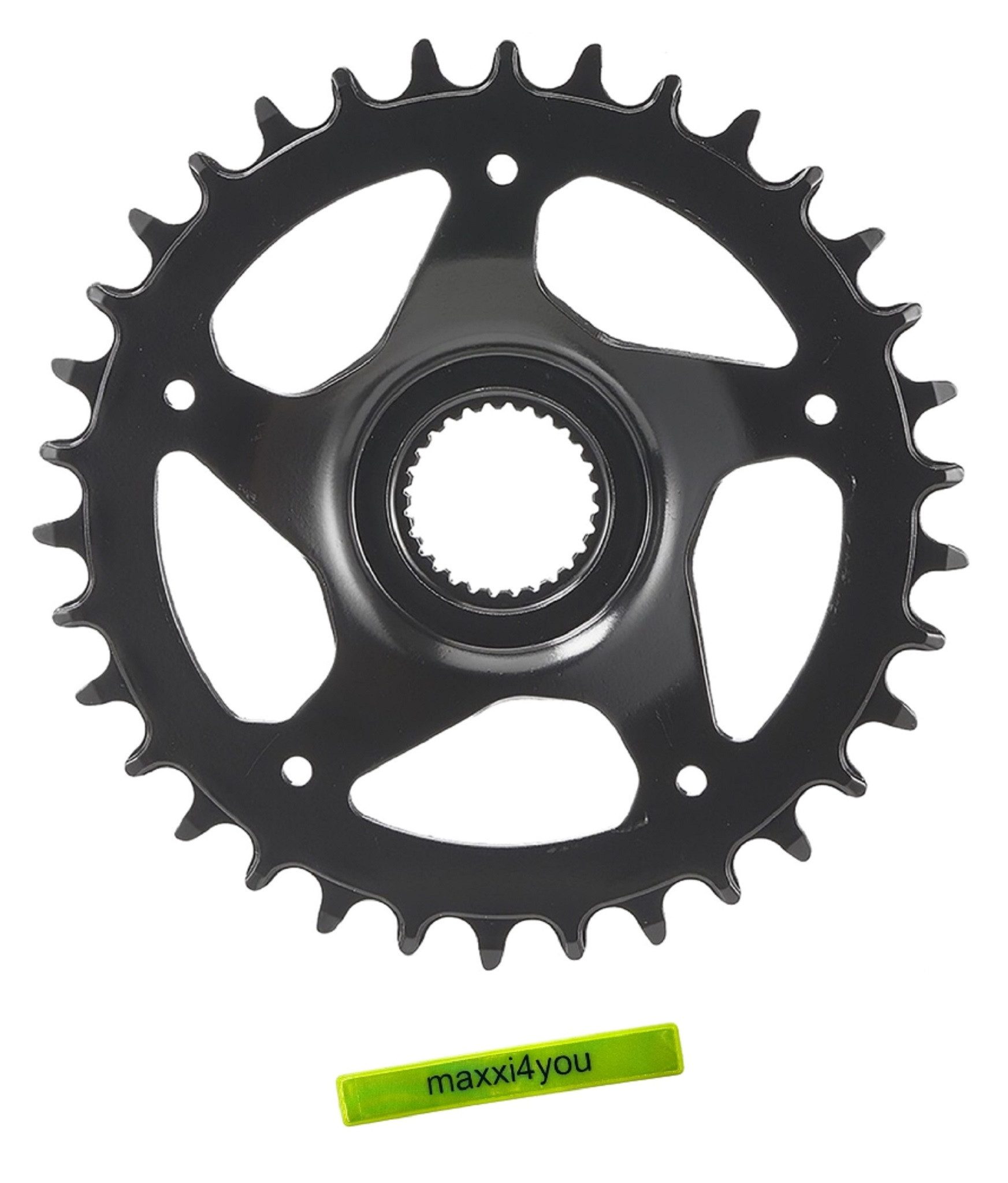 Fahrradkette Samox PD-DM Gen4 Kettenblatt 38 Zähne Stahl Schwarz inkl. Reflexband