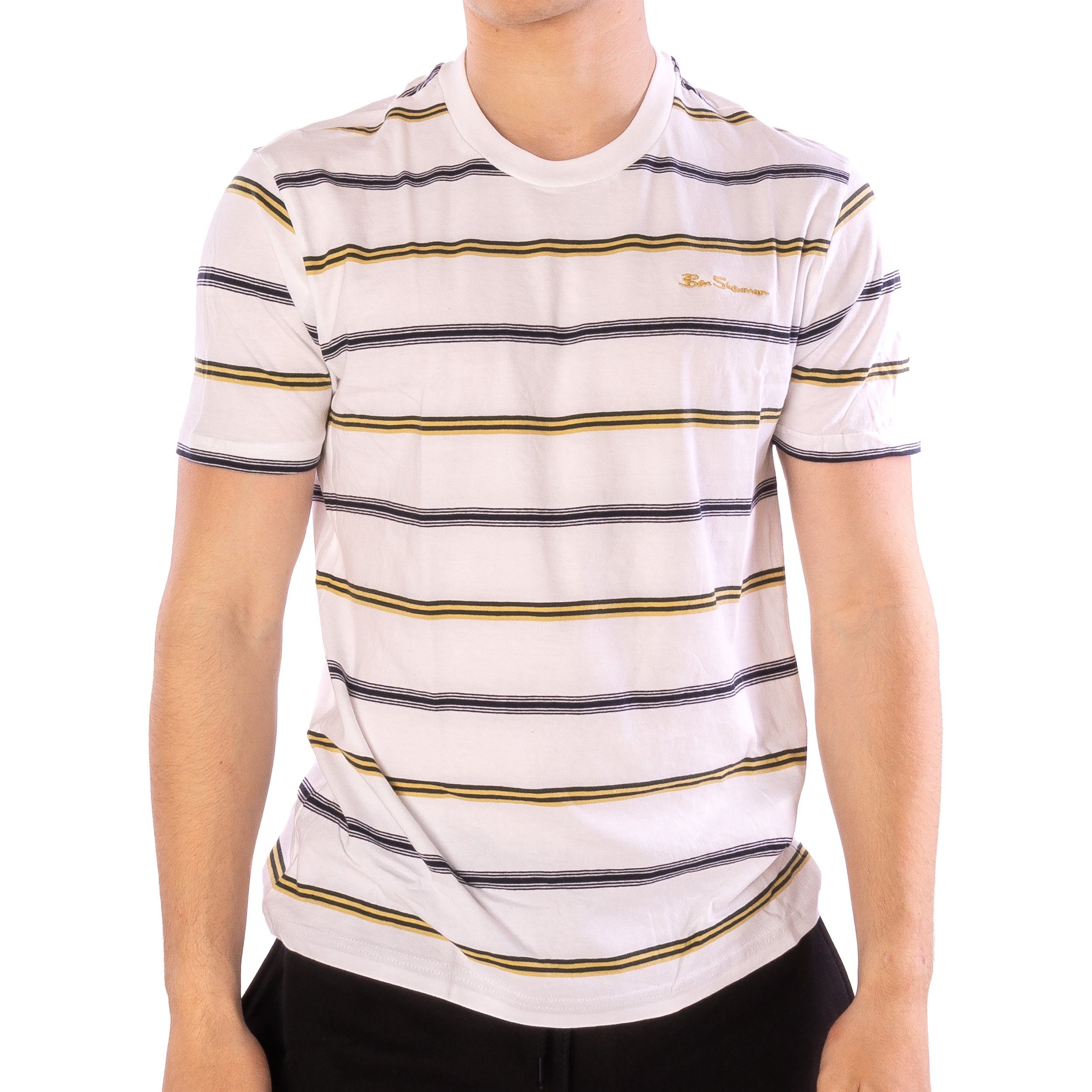 Ben Sherman T-Shirt T-Shirt Ben Sherman Collegiate Stripe, G L, F white