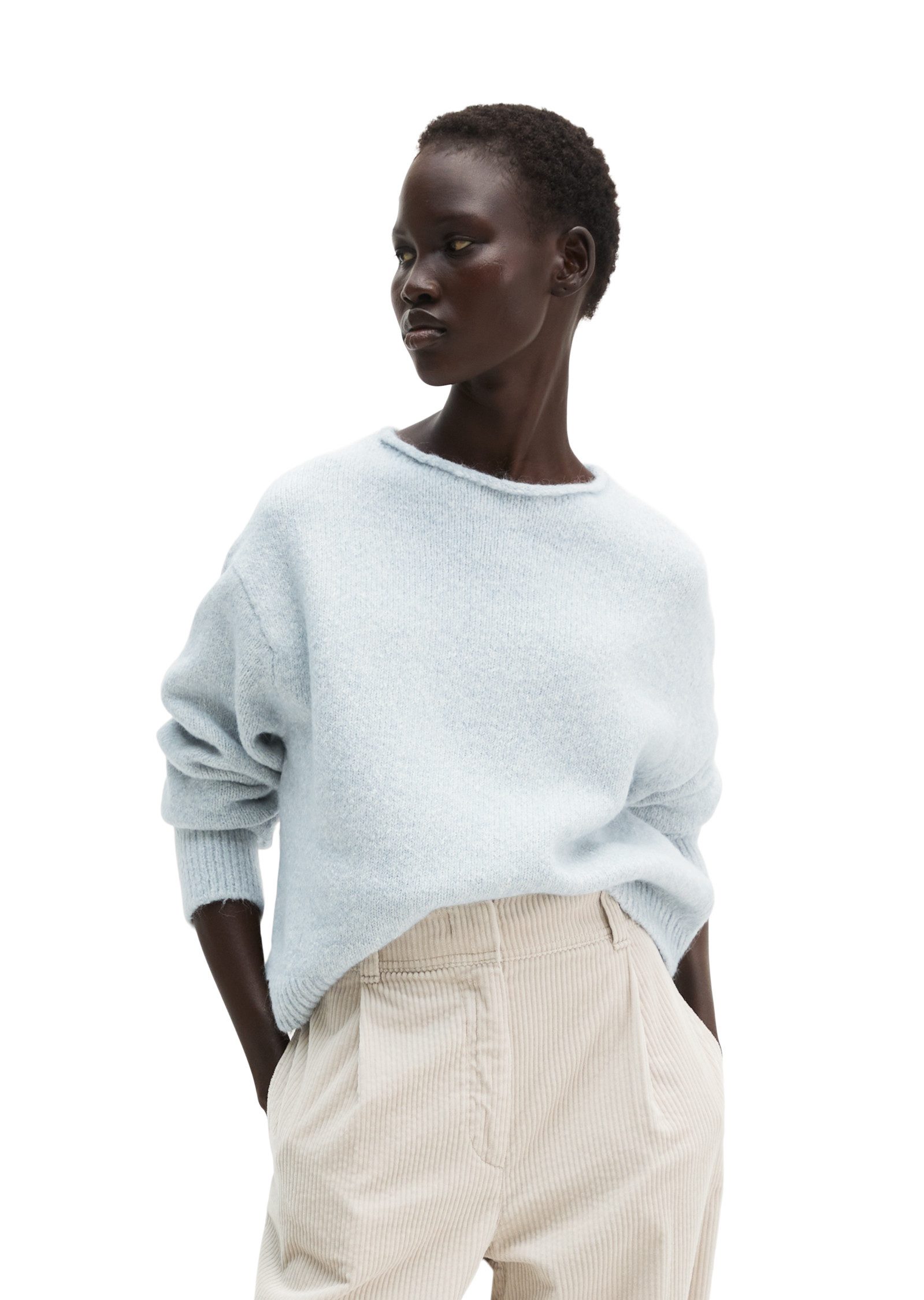 Marc O'Polo Strickpullover aus kuscheligem Organic Cotton-Alpakawolle-Mix