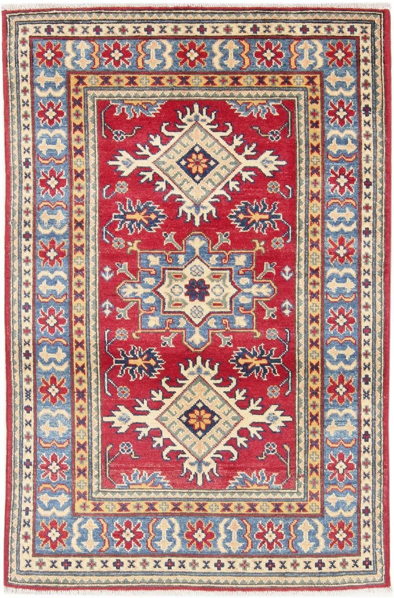 Orientteppich Kazak 97x148 Handgeknüpfter Orientteppich, Nain Trading, rechteckig, Höhe: 5 mm