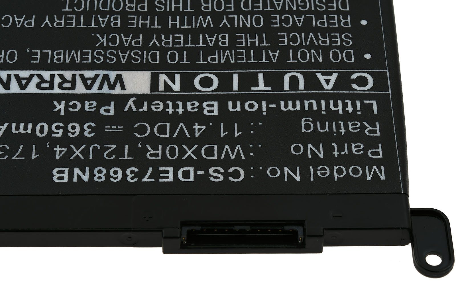 3650 Laptop-Akku mAh V) für Dell 15-7570-D2641S (11.4 Inspiron Akku Powery
