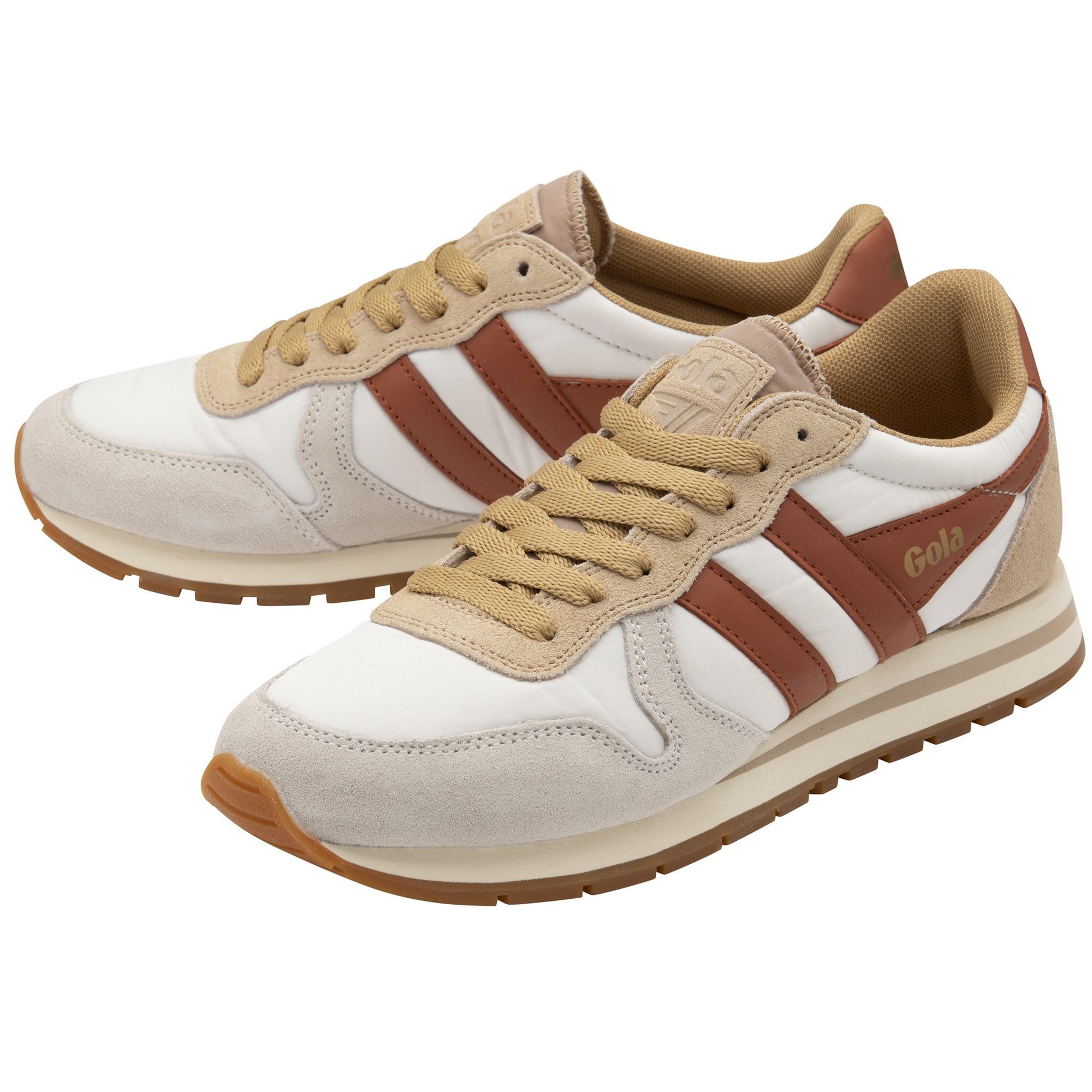 Daytona Chute offweiss/braun/spicyorange Damen Sneaker