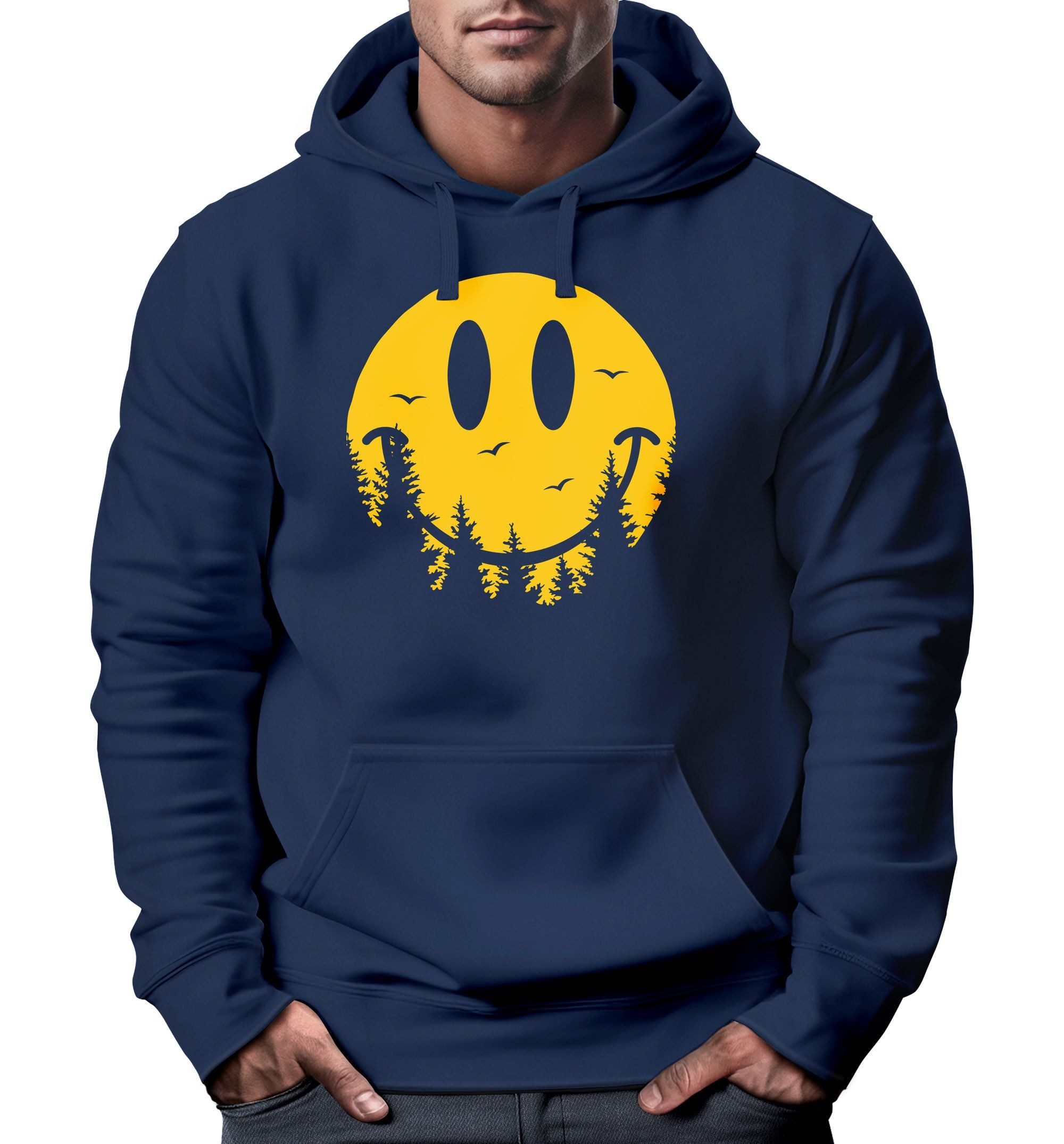 Neverless Hoodie Hoodie Herren Aufdruck Print günstig online kaufen