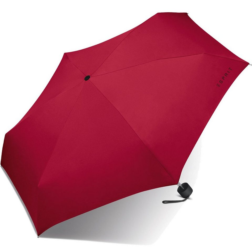 Esprit Taschenregenschirm Super Mini Schirm Petito sehr klein und leicht,  passend für die Handtasche