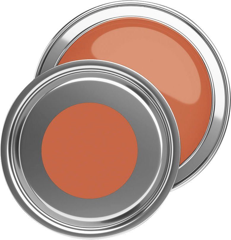 orange, Küche, Orange Flur dusty Schlafzimmer, Premium ideal Wandfarbe PURO orange Tuchmatt Farbwelt Innenwandfarbe c9006 dusty und Création Wohnzimmer, für A.S.