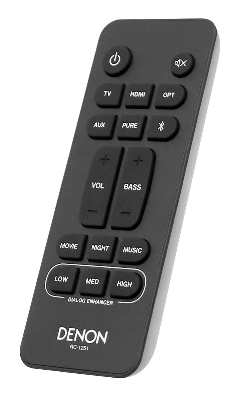 Denon Denon 919307102440S RC-1251 Fernbedienung für DHT-S217 DHT-S218 Soundb Fernbedienung
