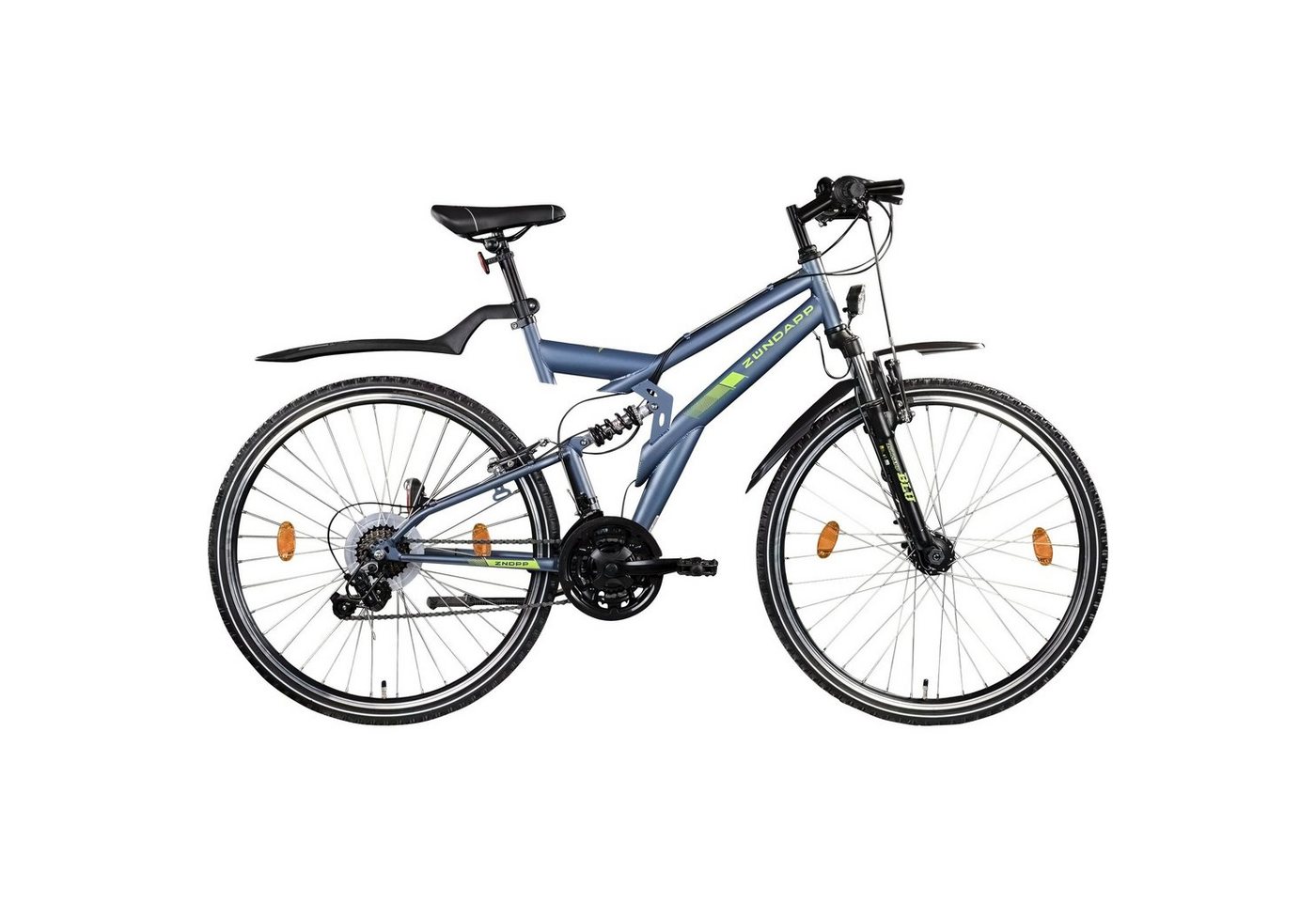 Thumbnail - Zündapp Mountainbike Blue 3.0, 21 Gang Shimano Tourney TY200 Schaltwerk, Kettenschaltung