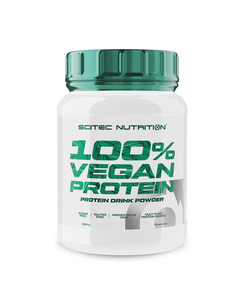 Scitec Nutrition Scitec 100 Vegan Protein 1000g - Haselnuss-Walnuss Pulver, 1000 g, Pulver