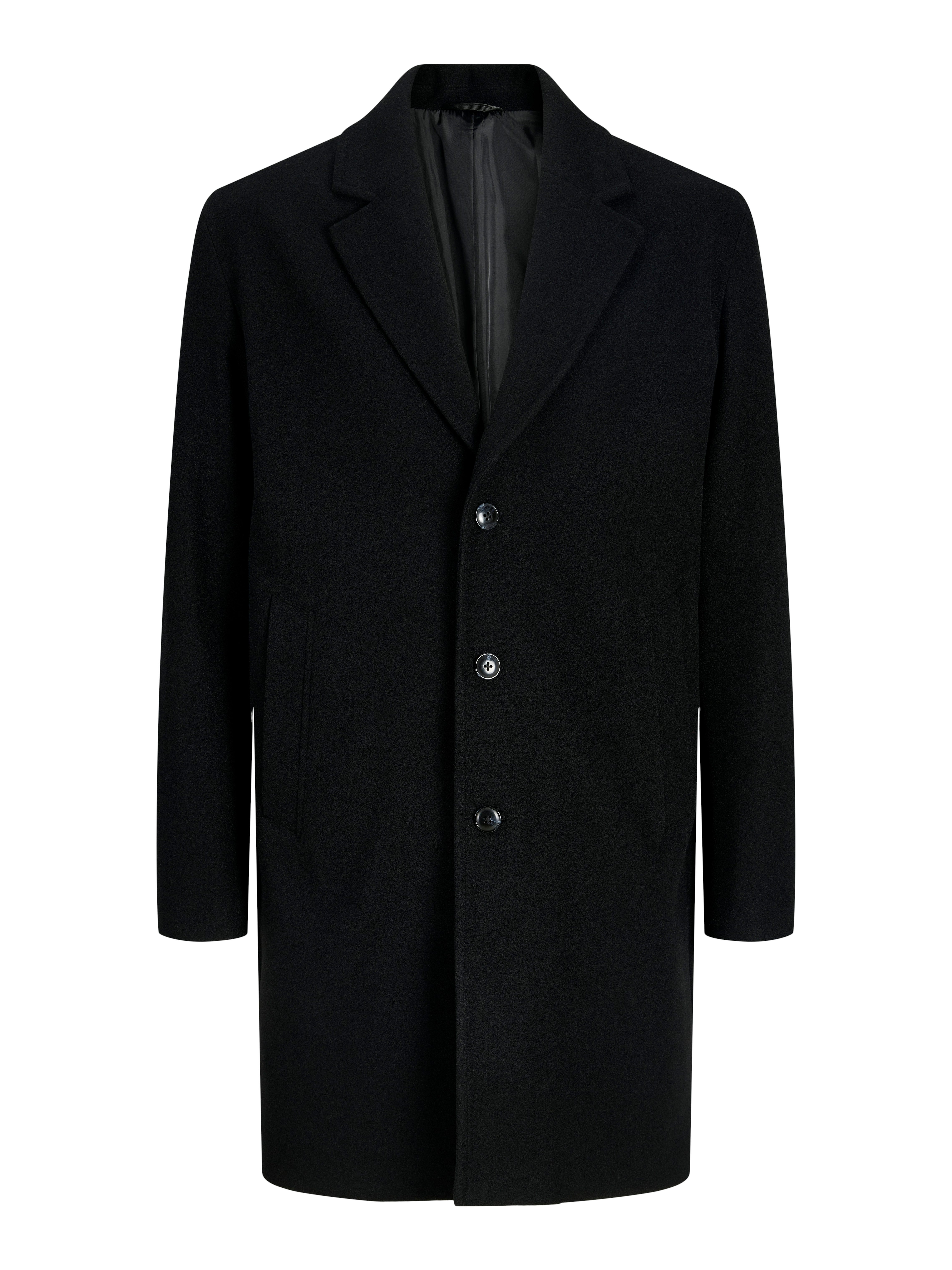 Jack & Jones Kurzmantel JJEJAMES COAT SN Kunstfaser, mit Reverskragen