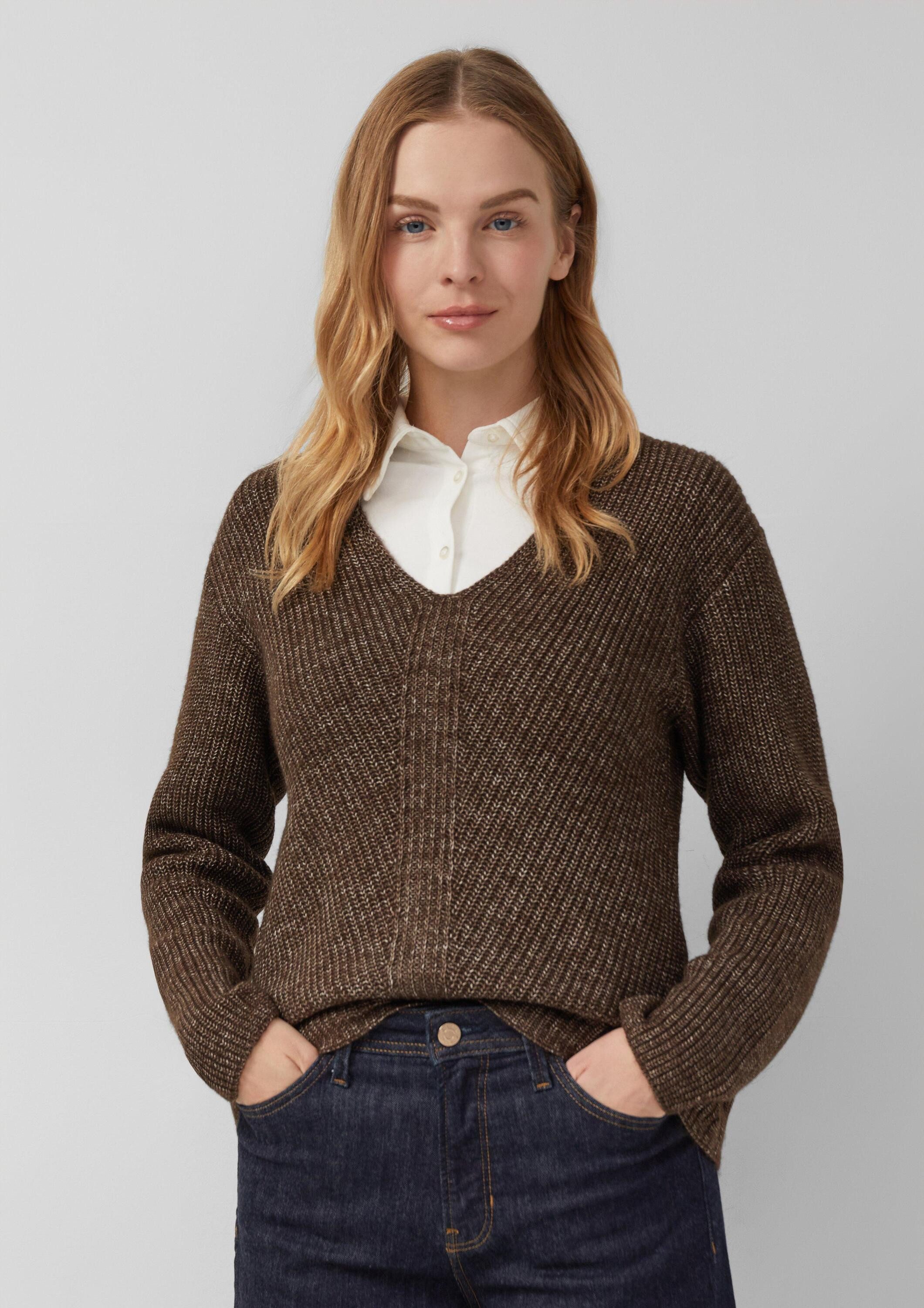 s.Oliver Longpullover Strickpullover Weicher Strickpullover im Relaxed Fit günstig online kaufen