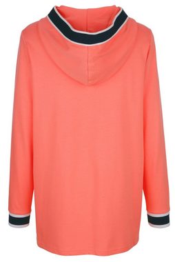 Janet & Joyce Sweatshirt Hoodie A-Line Kapuze und Langarm mit Zierband