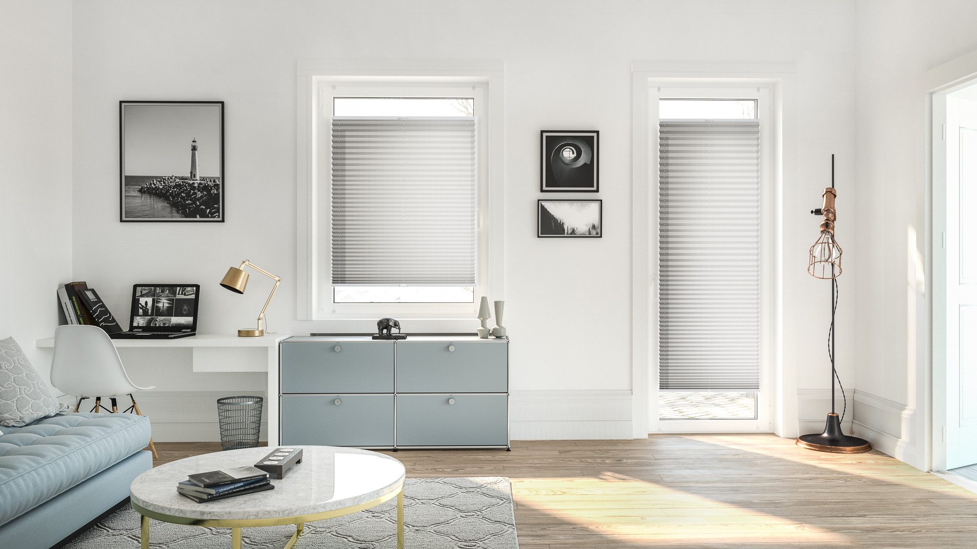 Roomy Plissee Plissee, Klebbar