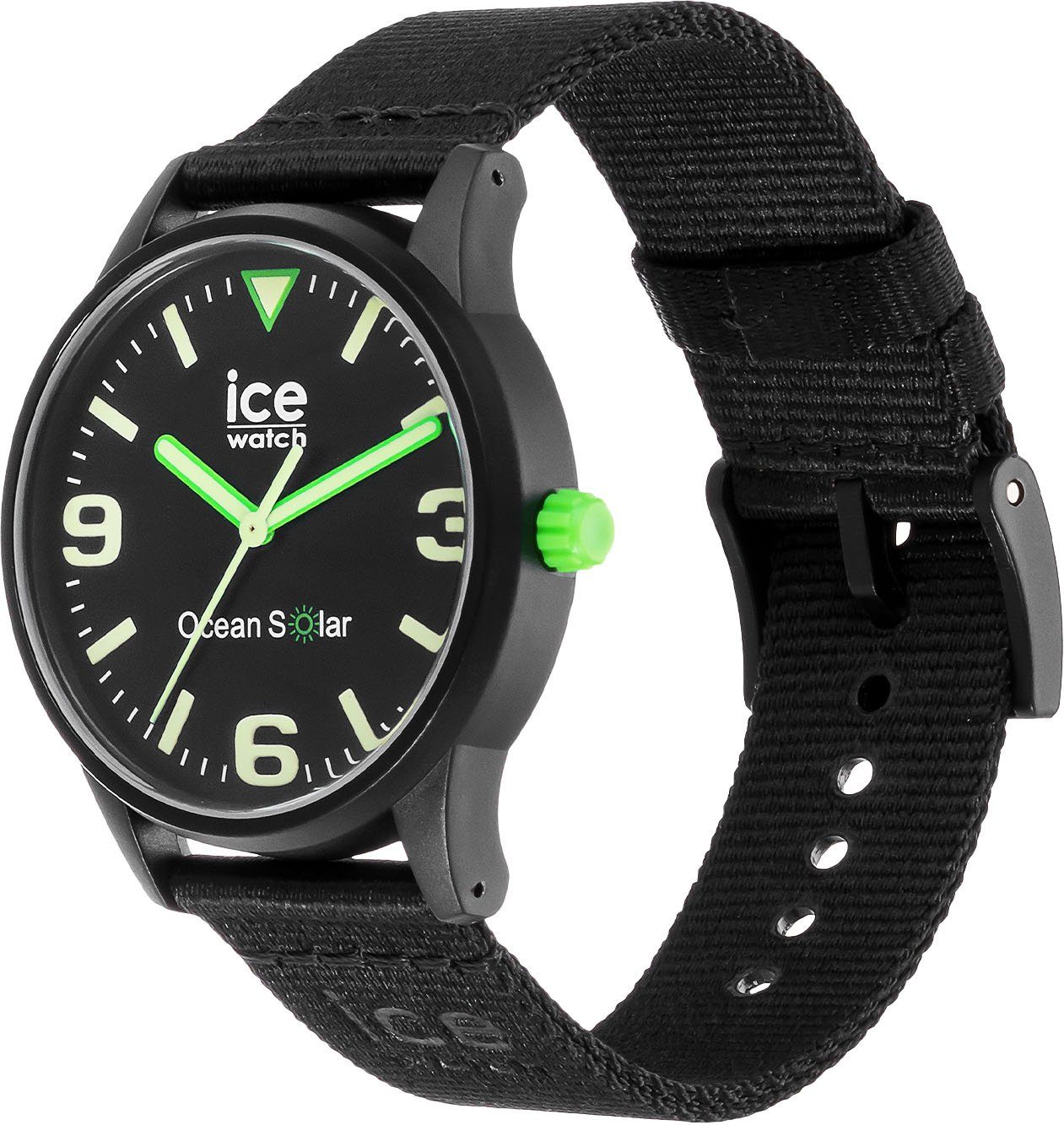 019647 ice-watch ICE Solaruhr schwarz SOLAR, - ocean