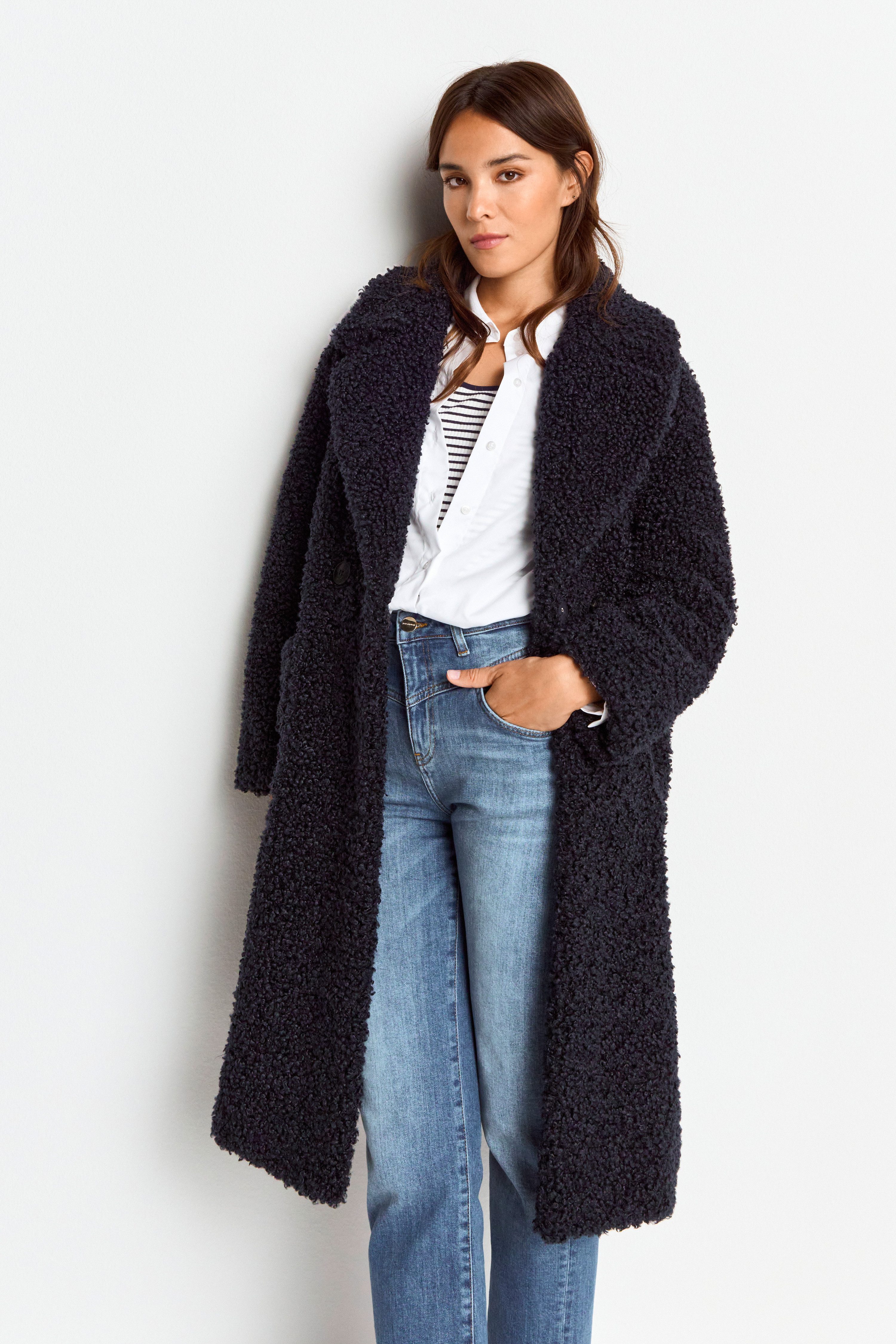 RICHROYAL Fellimitatmantel im Teddyfell-Look günstig online kaufen