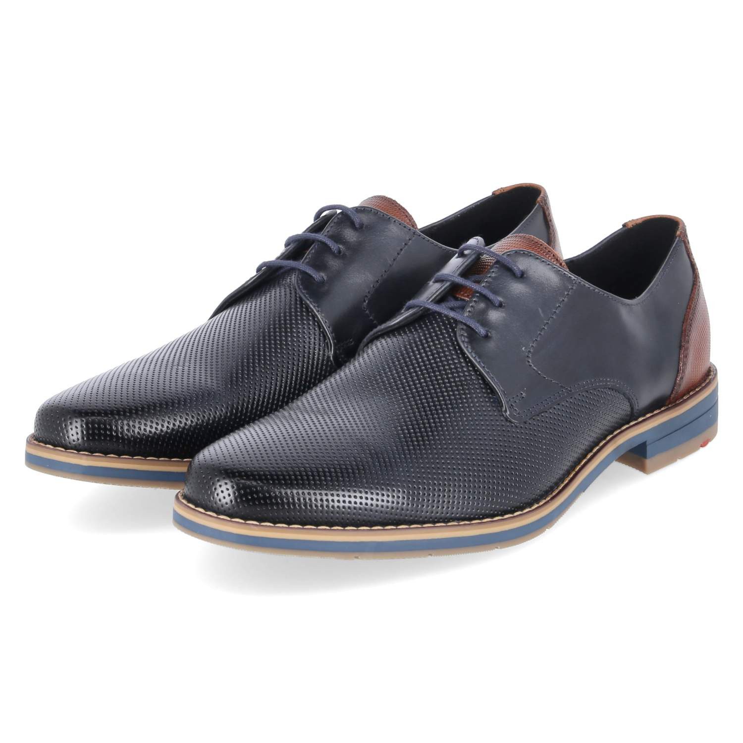 Lloyd Lloyd 1601719 Herren Glattleder blau Schnürschuh günstig online kaufen