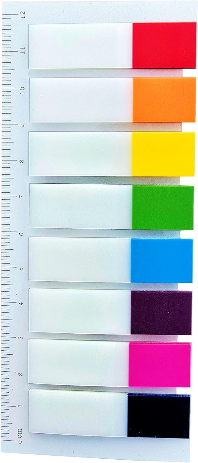 Haftnotizblock Haftmarker Haftstreifen Pagemarker Notes Postit transparent 600 Blatt
