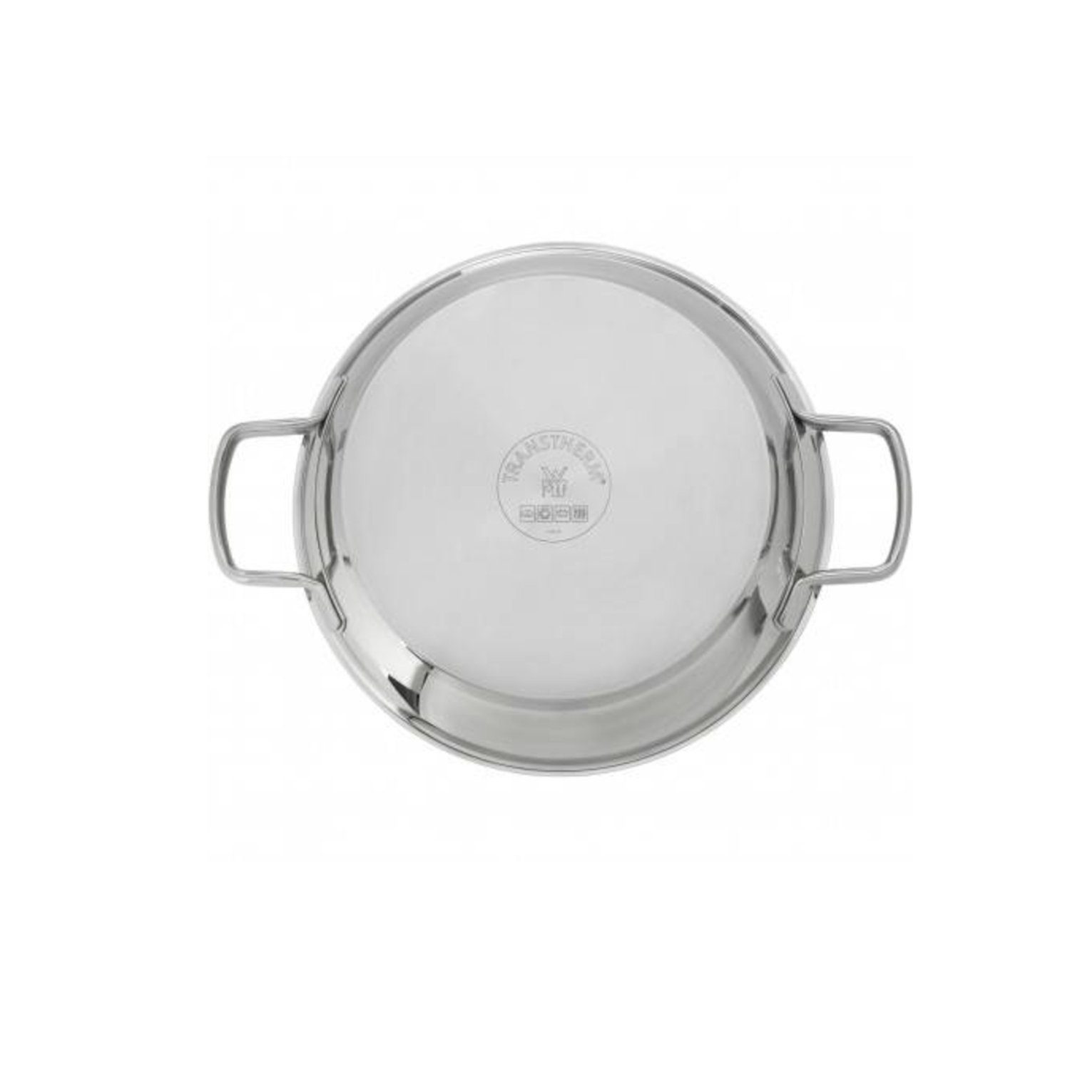 WMF Bratpfanne PermaDur Advance Servierpfanne, 28 cm, Cromargan® Edelstahl rostfrei 18/10 (1x Servierpfanne beschichtet 28 cm (Höhe 5,6 cm) - optimal für Herdplatten mit Ø 22 cm, 1-tlg)
