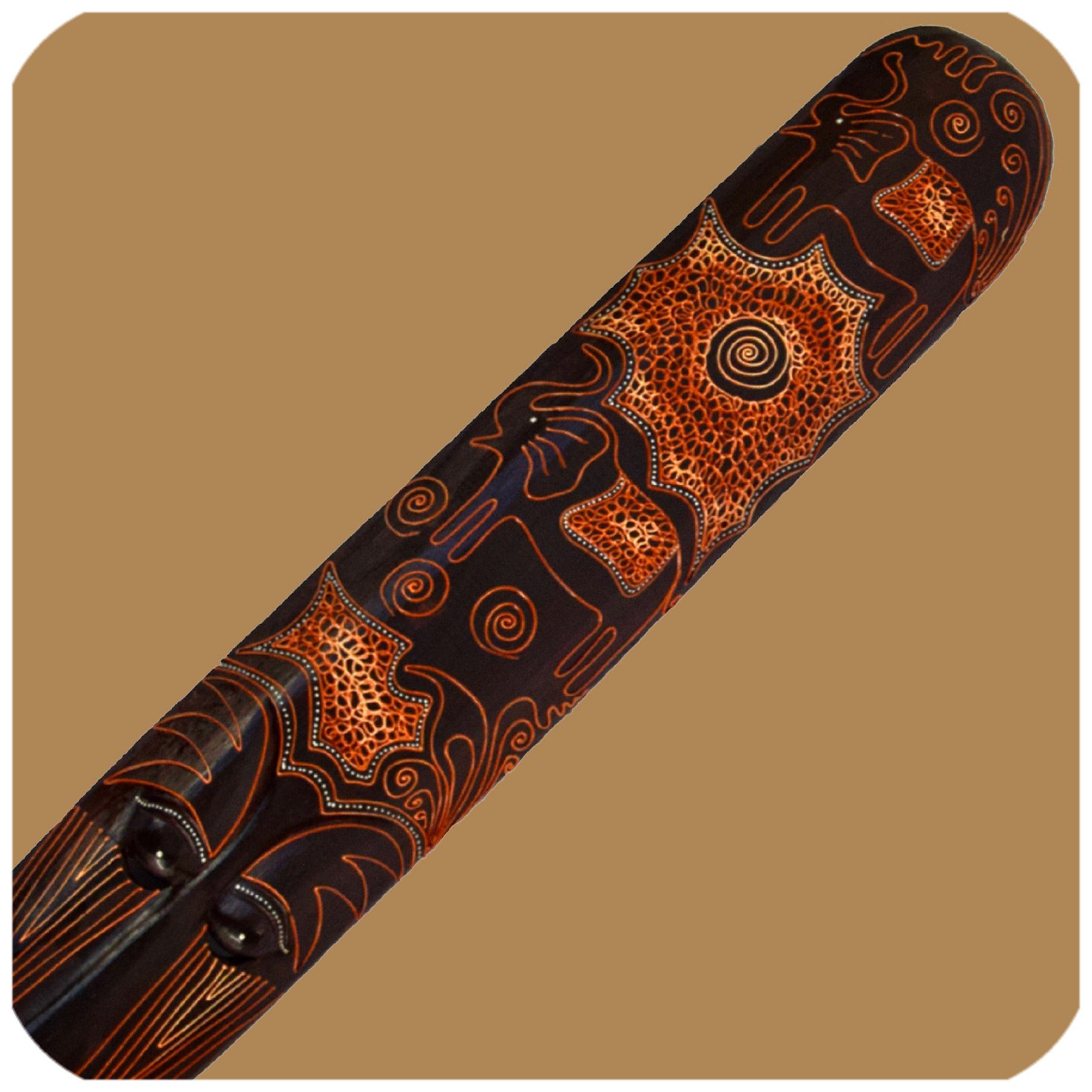 Afrikanische SIMANDRA Wanddekoobjekt Holzmaske bemalt oder cm, 100 geschnitzt