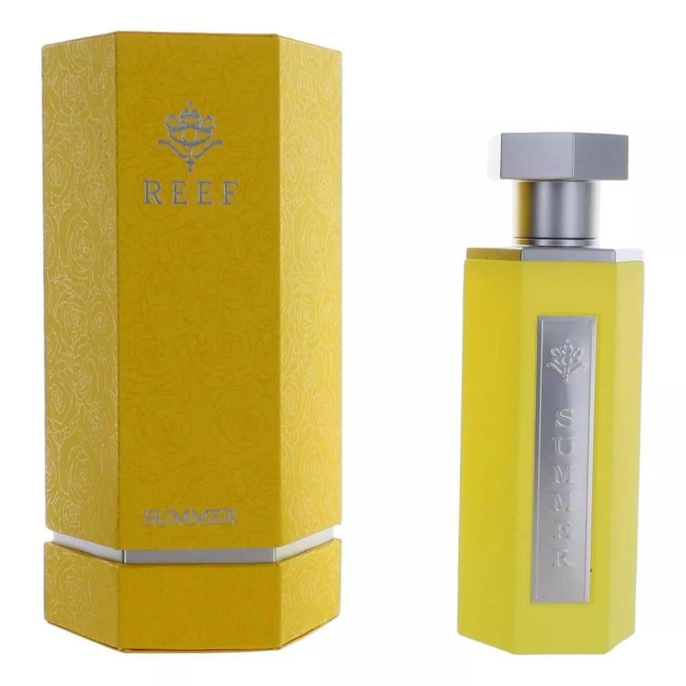 REEF Perfumes Eau de Parfum "Summer Yellow" Floraler Sommerduft mit Orangenblüte und Vanille, Fruchtig-süße Duftkomposition mit schwarzer Johannisbeere