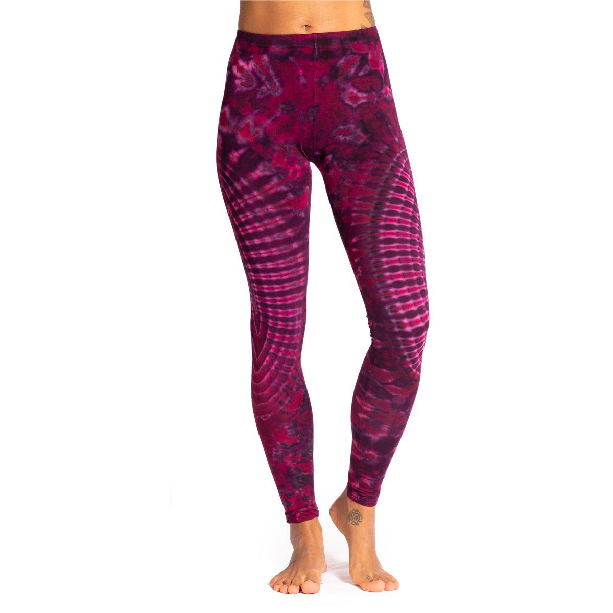 PANASIAM Leggings Unikat Batik Leggings 'Sonne' aus natürlicher Viskose Goa günstig online kaufen
