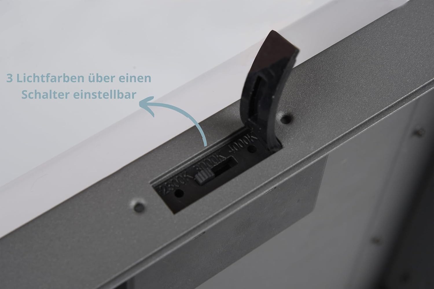 lightling LED Außen-Deckenleuchte Jan, LED fest integriert, Warmweiß, Lichtfarbe an der Leuchte einstellbar, IP54 Outdoor