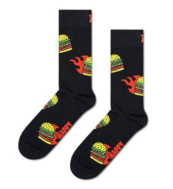 Happy Socks Freizeitsocken Happy Socks Blast Off Burger Geschenk Box