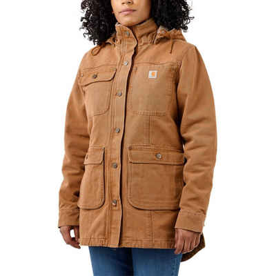 Carhartt Winterjacke Carhartt Damen Winterjacke Loose Fit Weathered Duck Coat