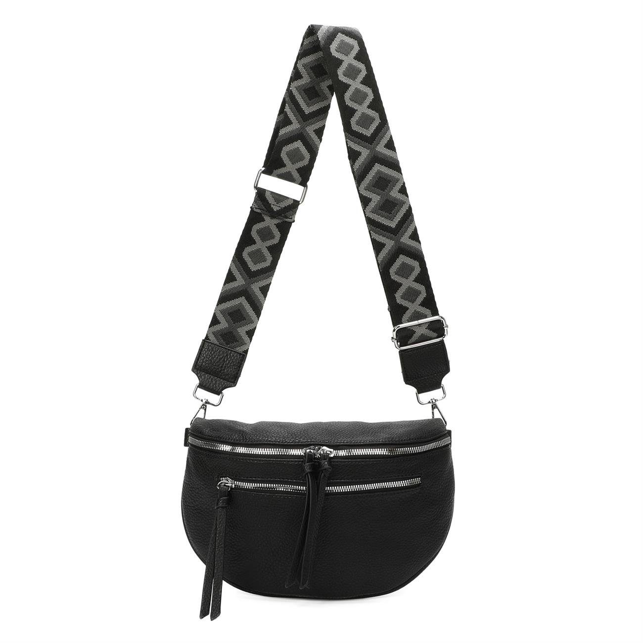 Schultertasche Damen Brusttasche Umhängetasche CrossBody Tasche CrossBag Muster Gurt