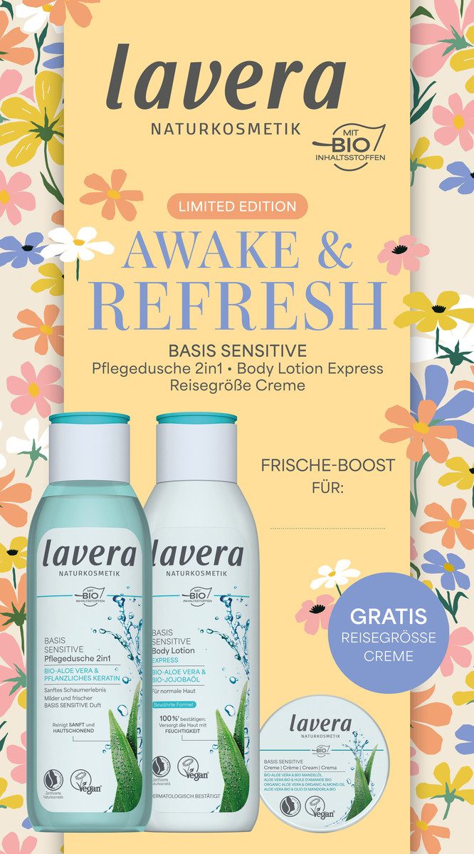 lavera Pflege-Geschenkset Geschenkset Awake & Refresh