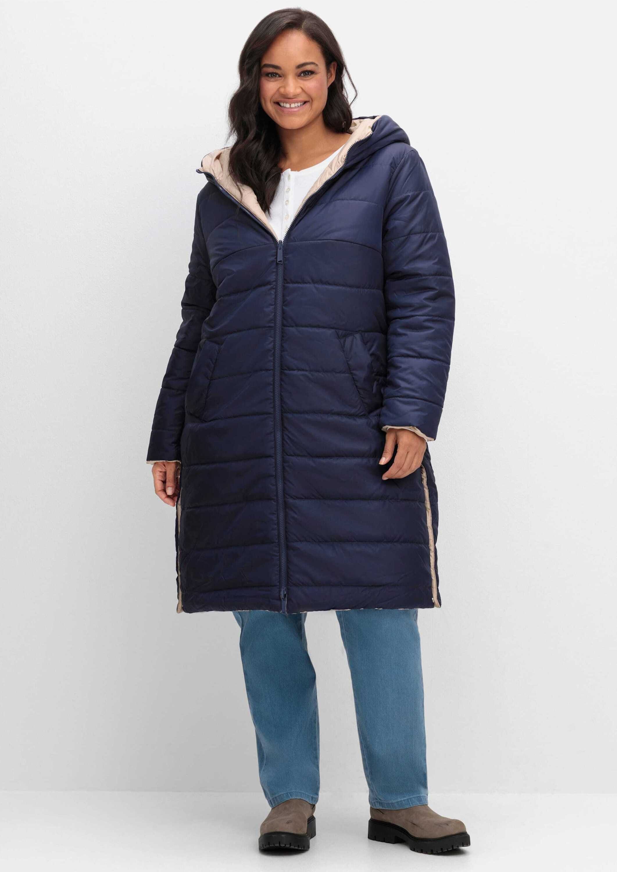 Langmantel Wende-Mantel