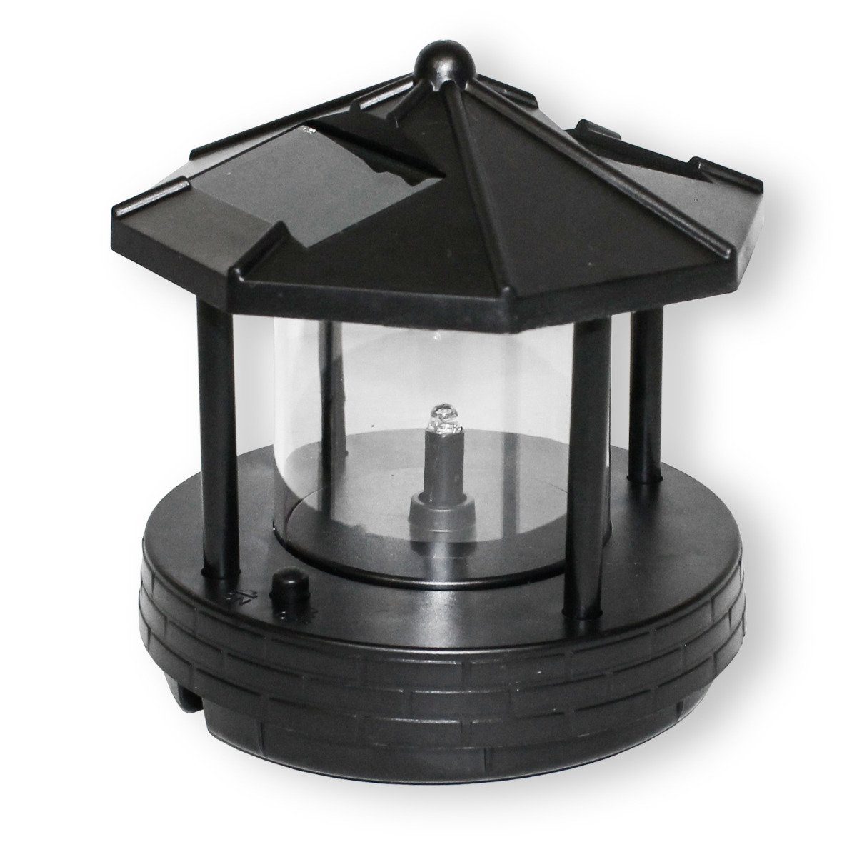 colourliving Gartenfigur Leuchtturm Ersatzkopf blinkend für Deko Solar Leuchttürme 50 und 80cm, für Leuchtturm Roter Sand 50 und 80cm, blinkend