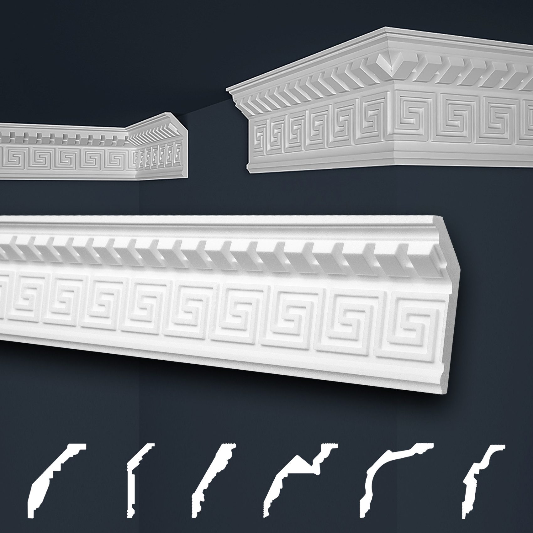 marbet design Stuckleiste B-25, 50 Meter, günstig online kaufen