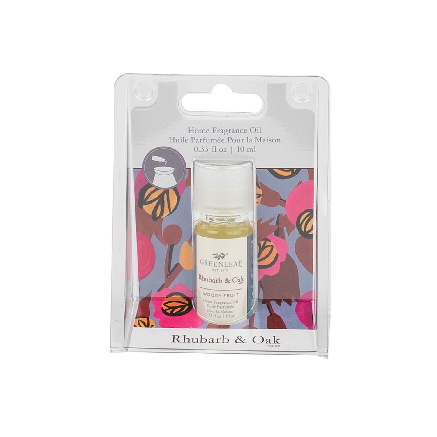 Greenleaf Duftöl Rhubarb & Oak 10 ml (1-St), Duftöl-Essenz Duftkonzentrat für Duftlampe