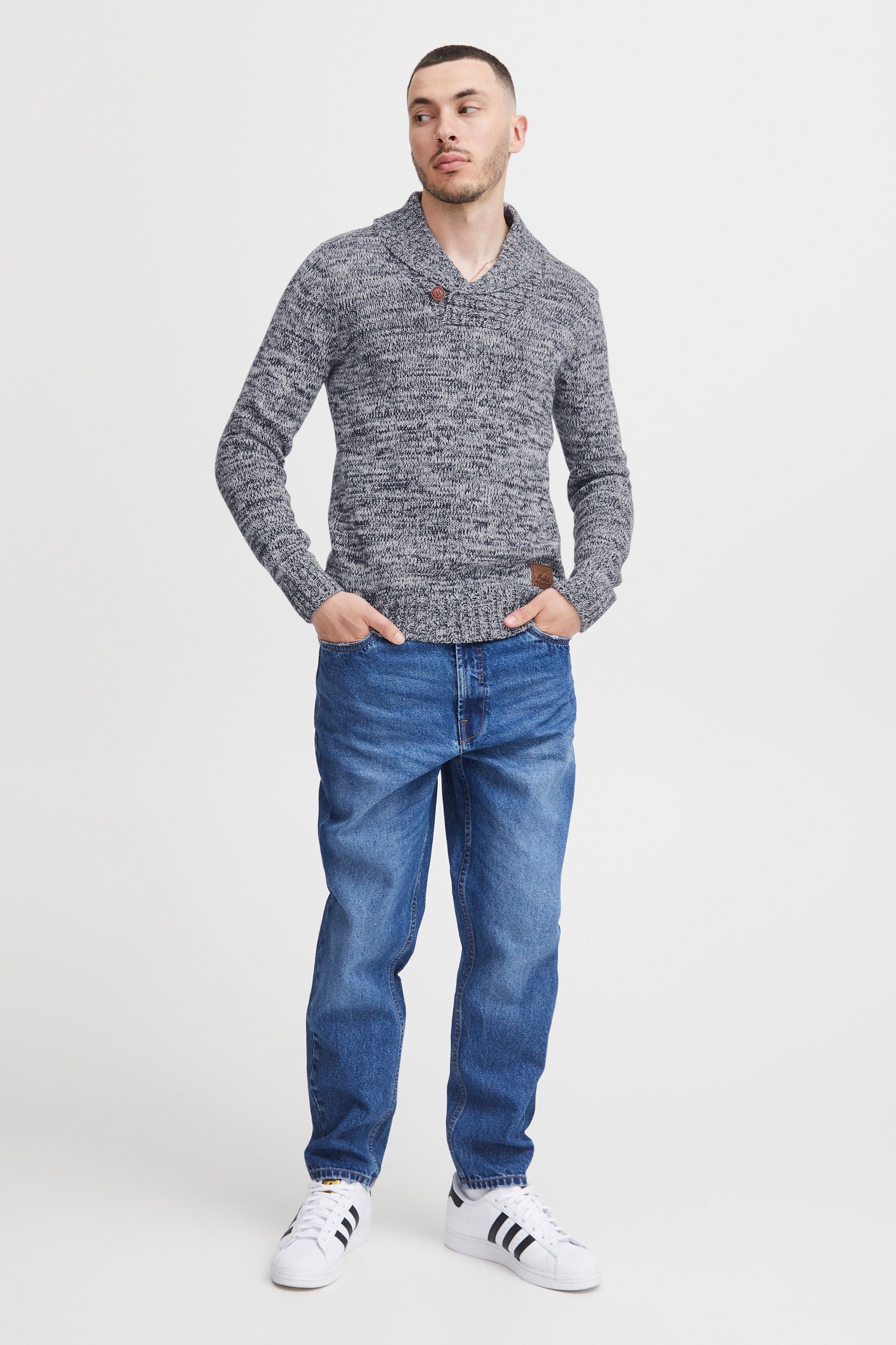 !Solid Strickpullover SDPhil Strickpulli in Melange-Optik günstig online kaufen