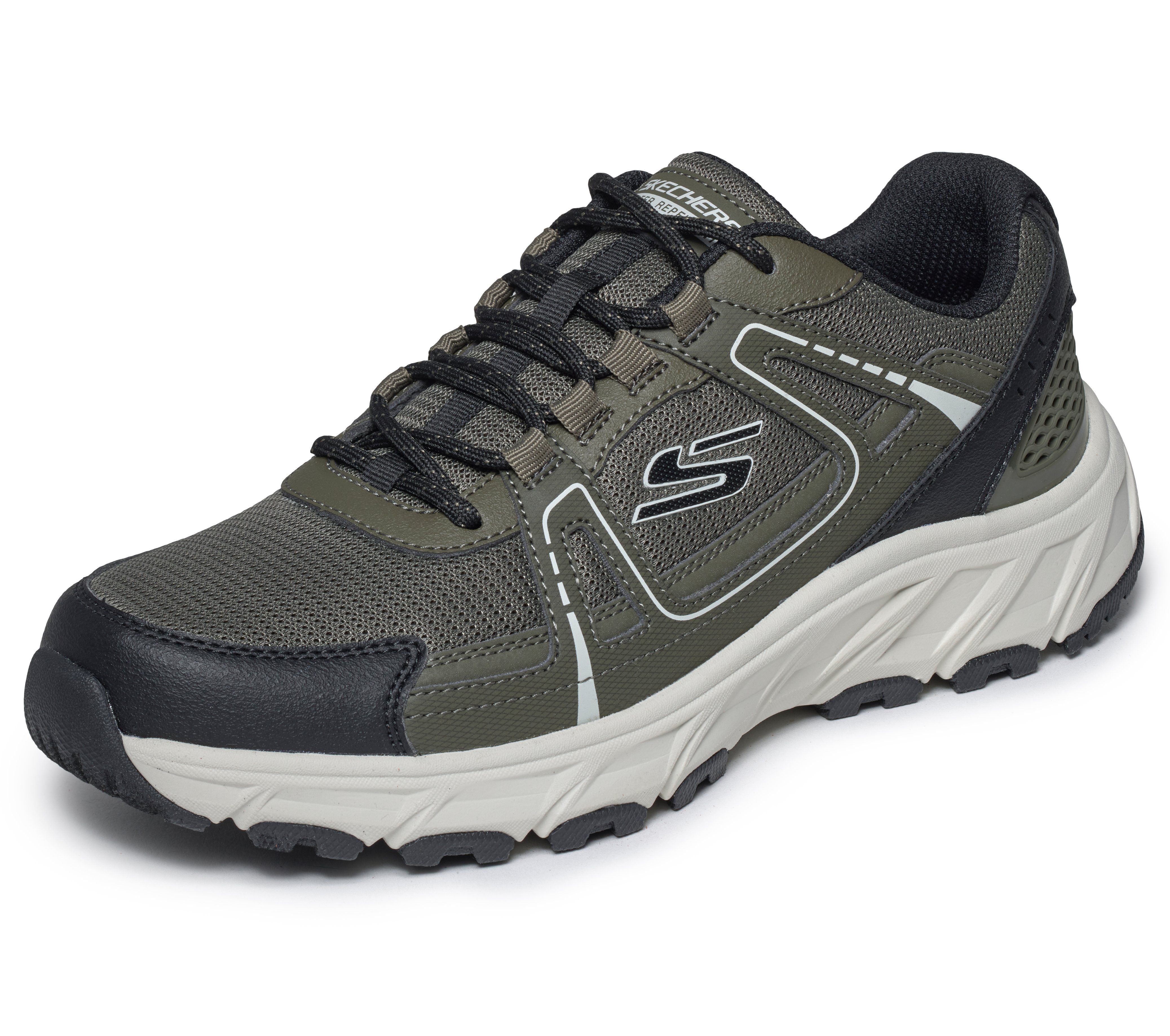 Skechers HILLCREST 2.0-SABBADAY FALLS Outdoorschuh Schnürschuh, Halbschuh mit Memory Foam-Ausstattung