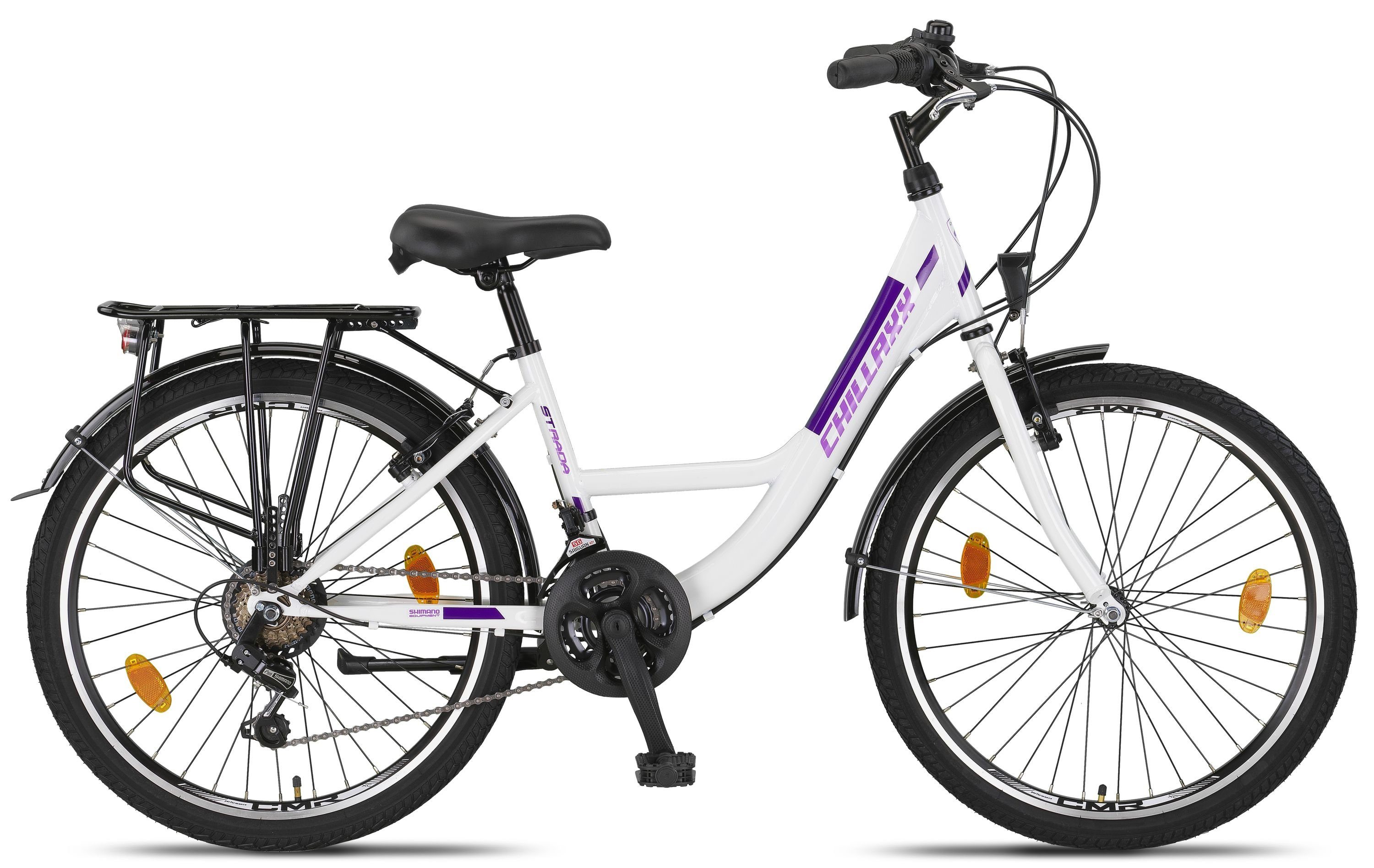 Chillaxx Cityrad Chillaxx Bike Strada Premium City Bike in 24, 26, 28 Zoll