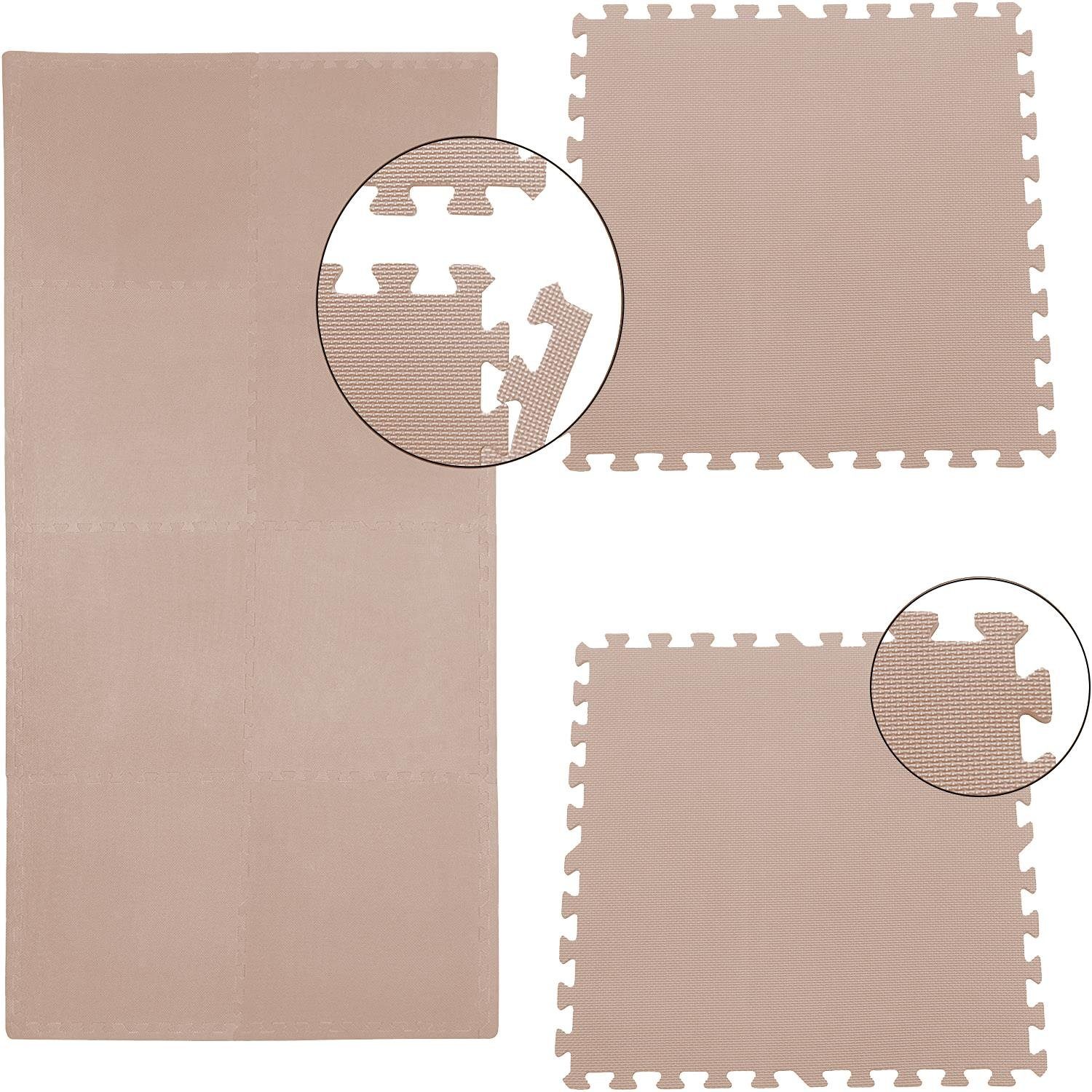 Sporttrend 24 Bodenmatte 4 Schutzmatten, 1,44qm (4-St), Bodenmatte