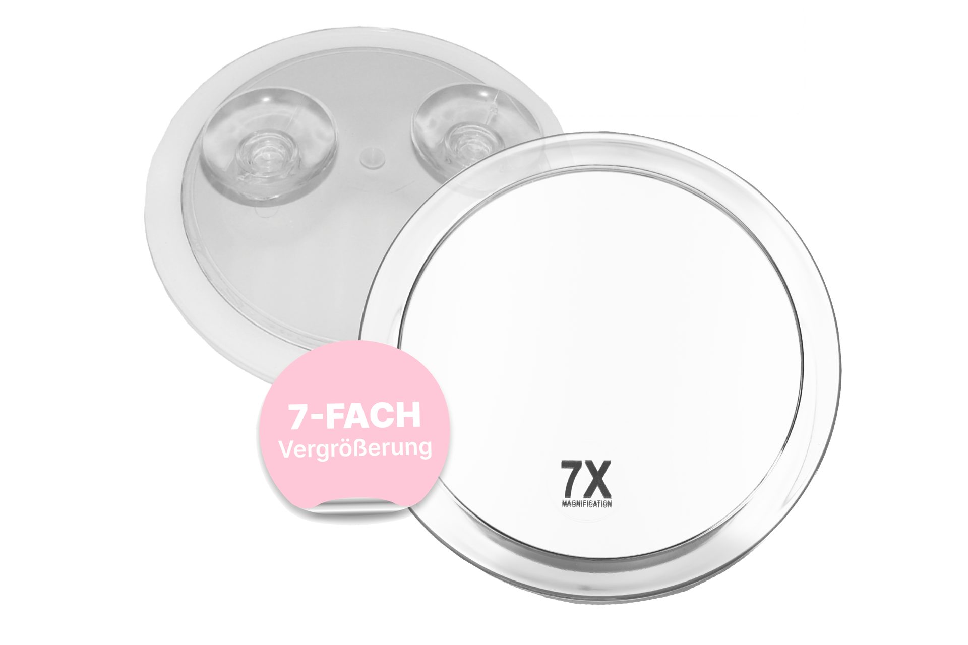 Fantasia Beauty Badspiegel Spiegel mit 2 Saugnäpfen, Kunststoff, 7-fach-Ver günstig online kaufen