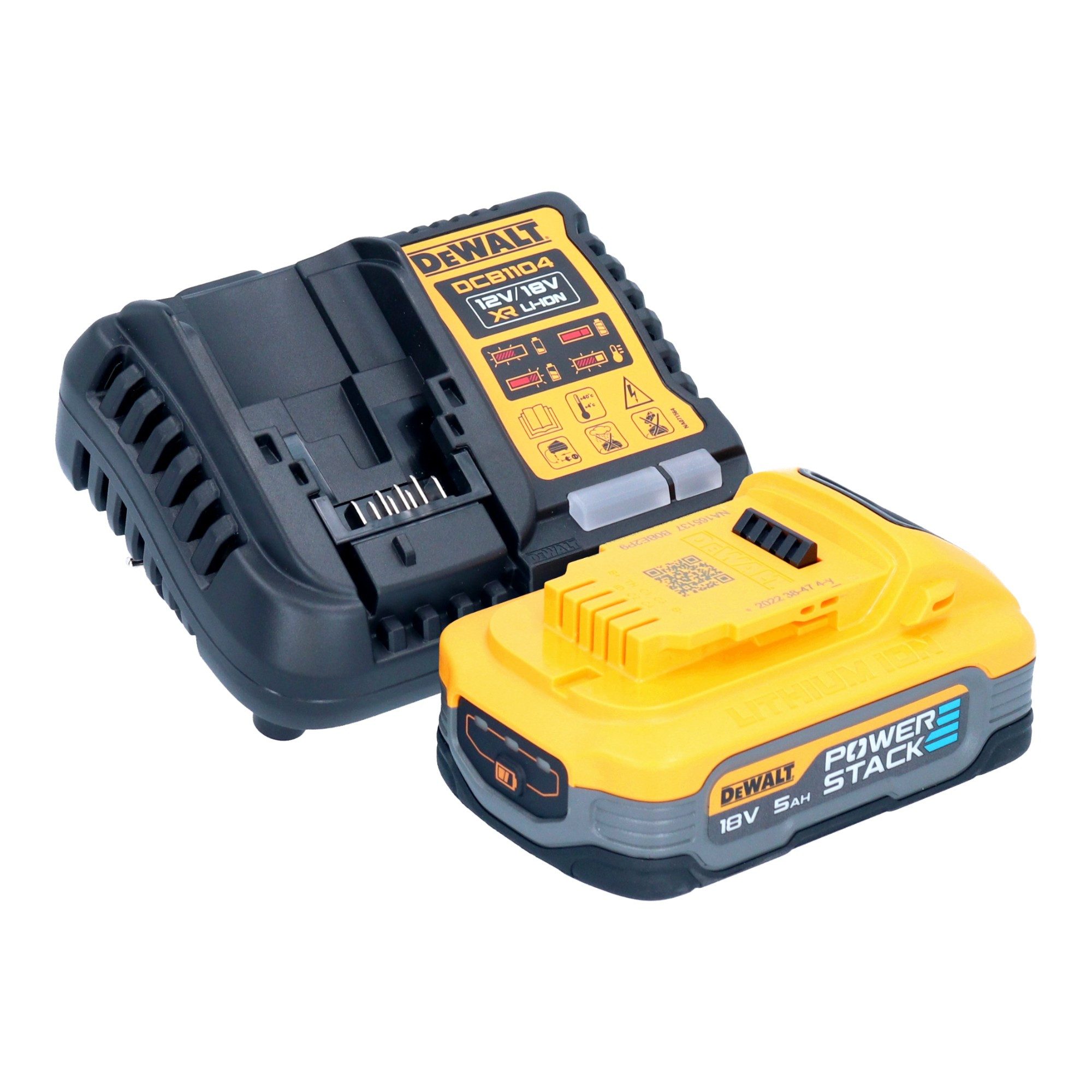 DeWalt Akku-Heckenschere DCMHT 563 H1 Akku Heckenschere 18 V 55 cm + 1x Powerstack Akku 5,0 Ah